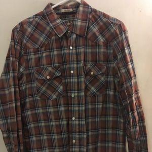 Old Navy western cowboy style button up shirt
